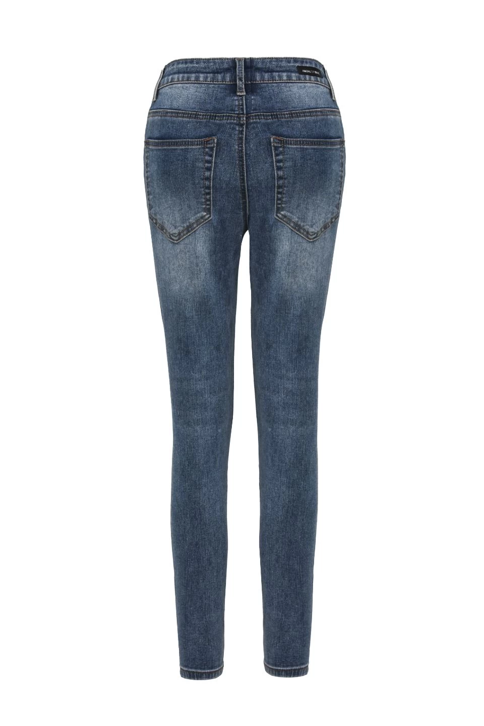Harper Mid Blue Knee Dart Denim Jean 8 Harper Mid Blue Knee Dart Denim Jean - Image 6