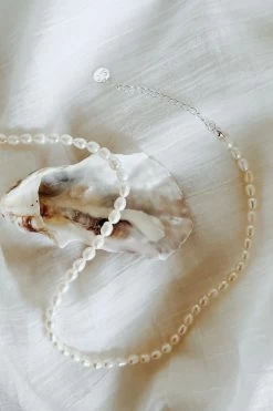 Mizuki Pearl Silver Necklace EOL