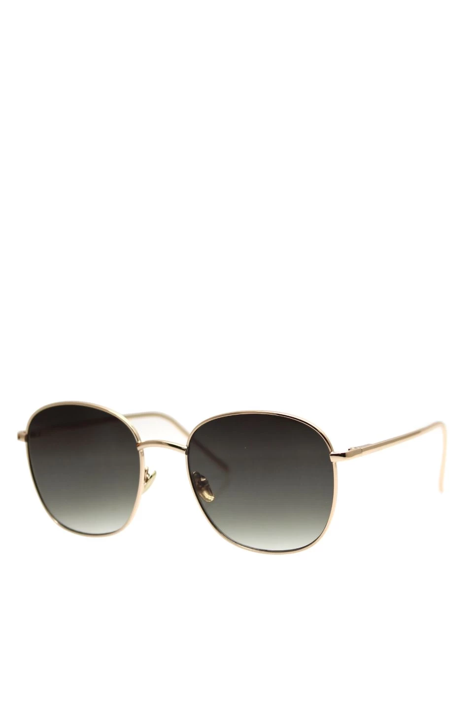 Double Fantasy Two Metal Frame Large Thin Gold With Smoke Lens Sunglasses 4 Double Fantasy Two Metal Frame Large Thin Gold With Smoke Lens Sunglasses - Image 2