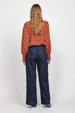 Miro Brick Print High Neck LS Top 8 Miro Brick Print High Neck LS Top -Fashion Clothing Store JD3954MiroTopJD3815StonePant BACK 590x dd02bd49 32bf 4b09 b249 5b0b2551300e