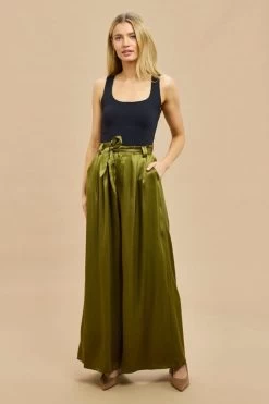 Ronnie Olive Satin Pant 9 Ronnie Olive Satin Pant -Fashion Clothing Store Jilly Cami Top 65 853x1193 1 1