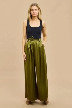 Ronnie Olive Satin Pant 12 Ronnie Olive Satin Pant -Fashion Clothing Store Jilly Cami Top 66 853x1193 1