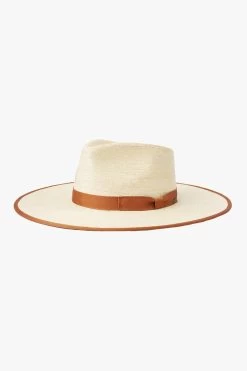 Brixton Jo Straw Rancher Natural Fedora Hat
