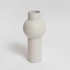 Kansas White Bulb Medium Vase -Fashion Clothing Store KansasWhiteBulbMediumVase