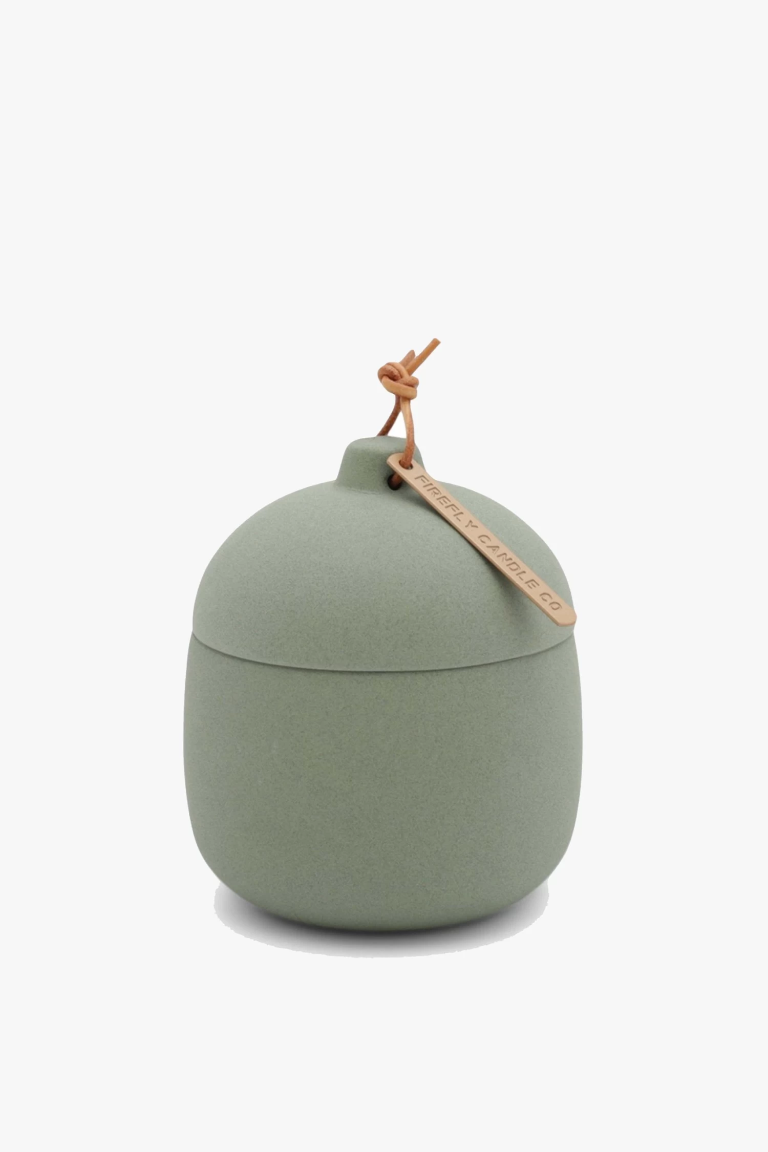 FireFly Keepsake Fresh CutBasil 113g Small With Lid Ceramic Candle 3 FireFly Keepsake Fresh CutBasil 113g Small With Lid Ceramic Candle