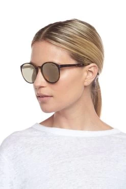 Le Specs Swizzle Thin Round Matte Tort Gold Mirror Sunglasses 6 Le Specs Swizzle Thin Round Matte Tort Gold Mirror Sunglasses -Fashion Clothing Store LSP1602192 1 SWIZZLE 2