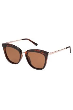 Le Specs Caliente Tort Gold Arms Brown Polarised Lens Sunglasses 7 Le Specs Caliente Tort Gold Arms Brown Polarised Lens Sunglasses -Fashion Clothing Store LSP1802484 1 CALIENTE