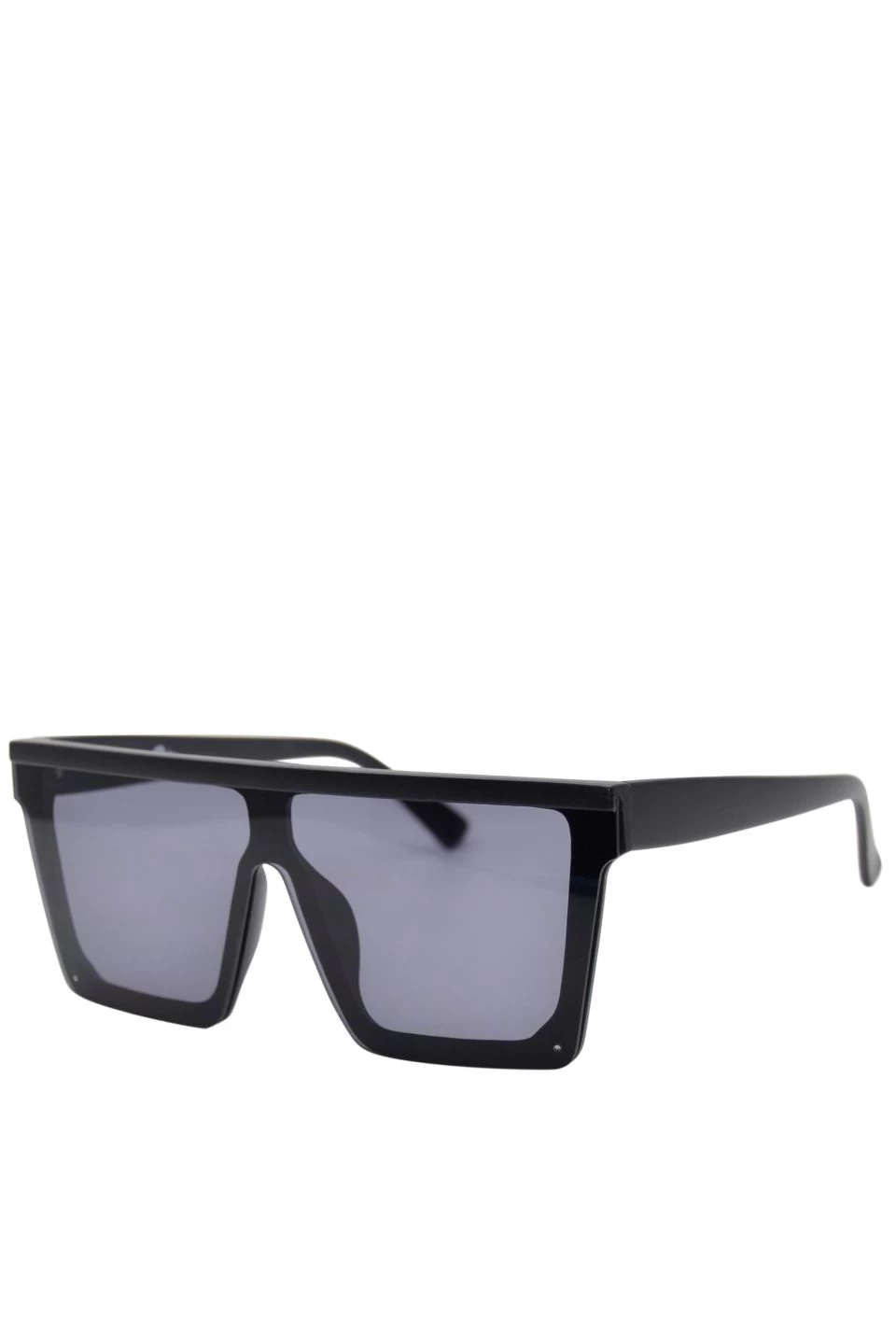 Malibu Oversized Flat Top Square Black Sunglasses 6 Malibu Oversized Flat Top Square Black Sunglasses - Image 4