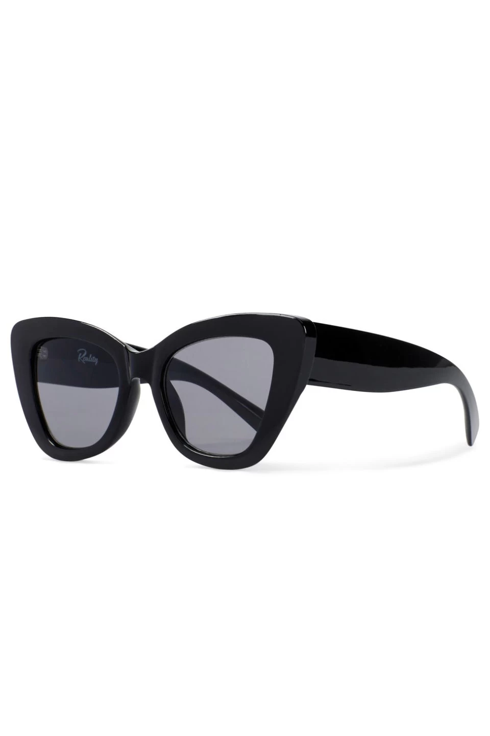 Mulholland Large Cats Eye Black Sunglasses 4 Mulholland Large Cats Eye Black Sunglasses - Image 2