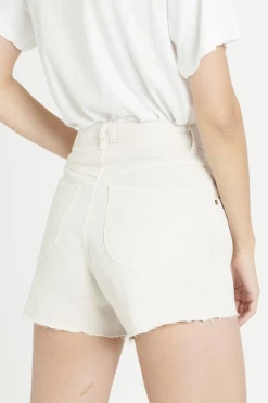 Mirage Salt White Denim Short 7 Mirage Salt White Denim Short -Fashion Clothing Store MirageSaltWhiteDenimShort 2