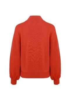 Motivation Blood Orange Cotton Fine Knit Boxy Jumper 13 Motivation Blood Orange Cotton Fine Knit Boxy Jumper -Fashion Clothing Store Motivationknitbloodorange1 2
