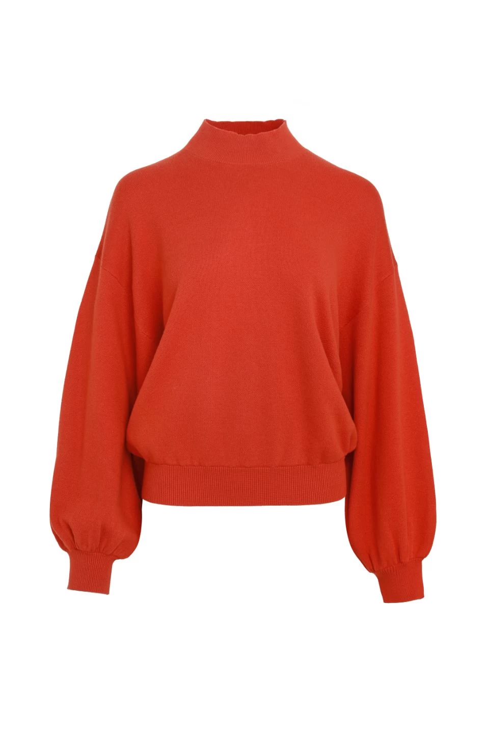 Motivation Blood Orange Cotton Fine Knit Boxy Jumper 7 Motivation Blood Orange Cotton Fine Knit Boxy Jumper - Image 5