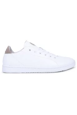 Woden Jane White Leather Sneakers