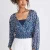 Nightfall Ocean Ditsy Sheer Cropped Ls Top 2 Nightfall Ocean Ditsy Sheer Cropped Ls Top -Fashion Clothing Store Nightfalltopoceanditsy ObsessionPantWhite9