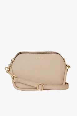 Odile Parchment Rectangle Shoulder Bag