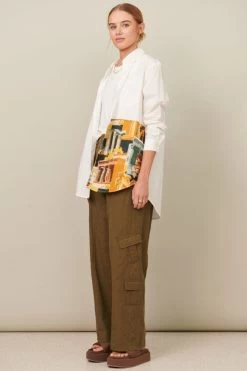 Avena Khaki Cargo Pant