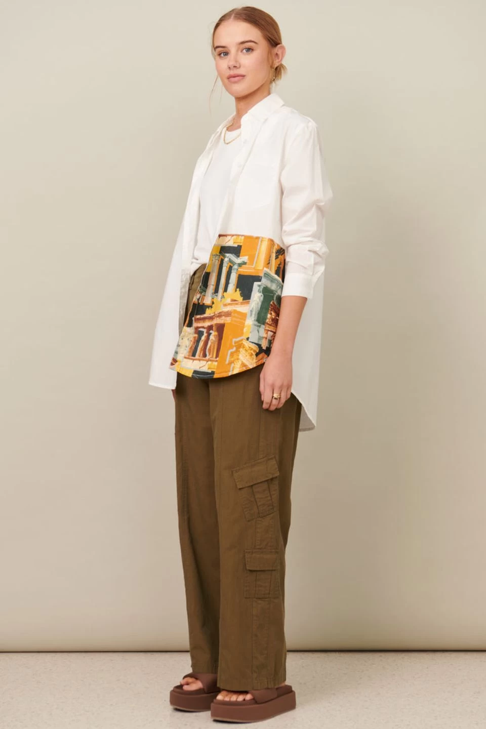 Avena Khaki Cargo Pant 3 Avena Khaki Cargo Pant