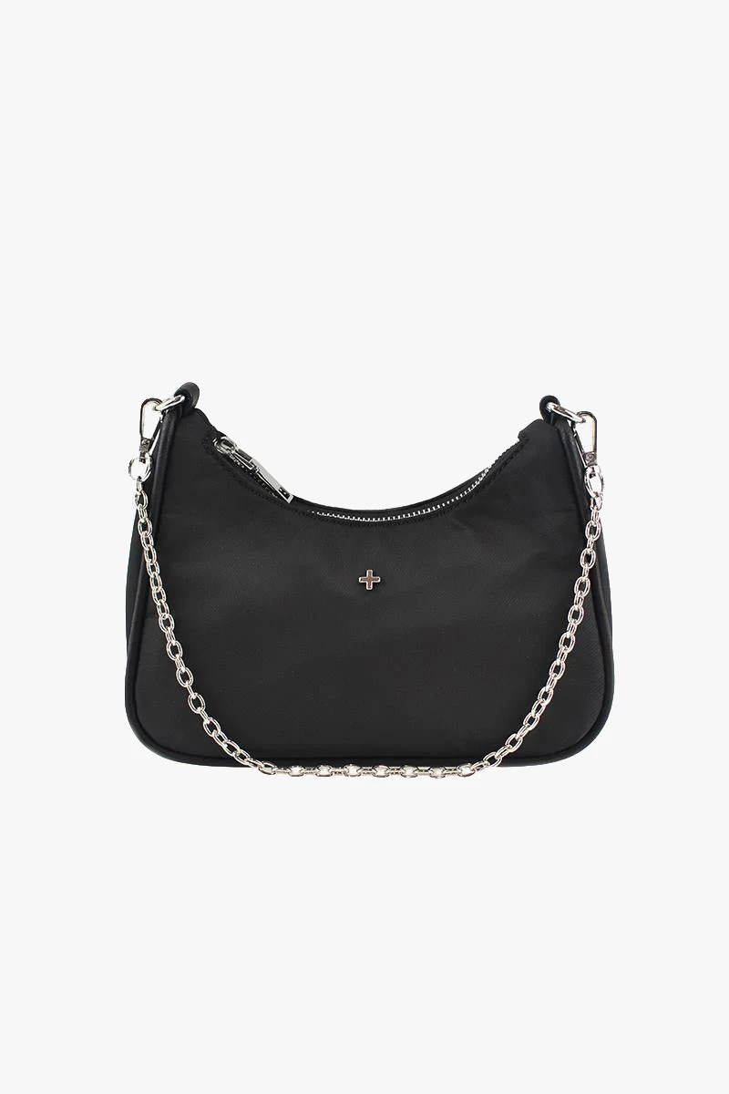 Paloma Black Nylon Silver Hardware Crossbody Bag 3 Paloma Black Nylon Silver Hardware Crossbody Bag