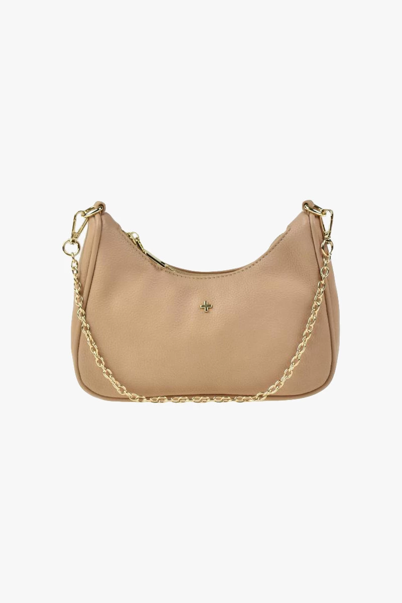 Paloma Sand Pebble Gold Vegan Leather Crossbody Bag 3 Paloma Sand Pebble Gold Vegan Leather Crossbody Bag