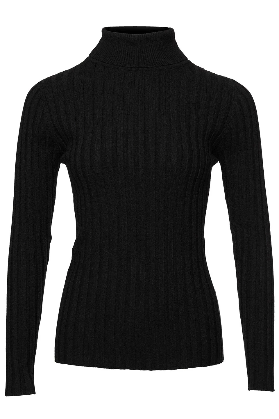 Phenomenal Black Rib Knit Turtleneck 6 Phenomenal Black Rib Knit Turtleneck - Image 4