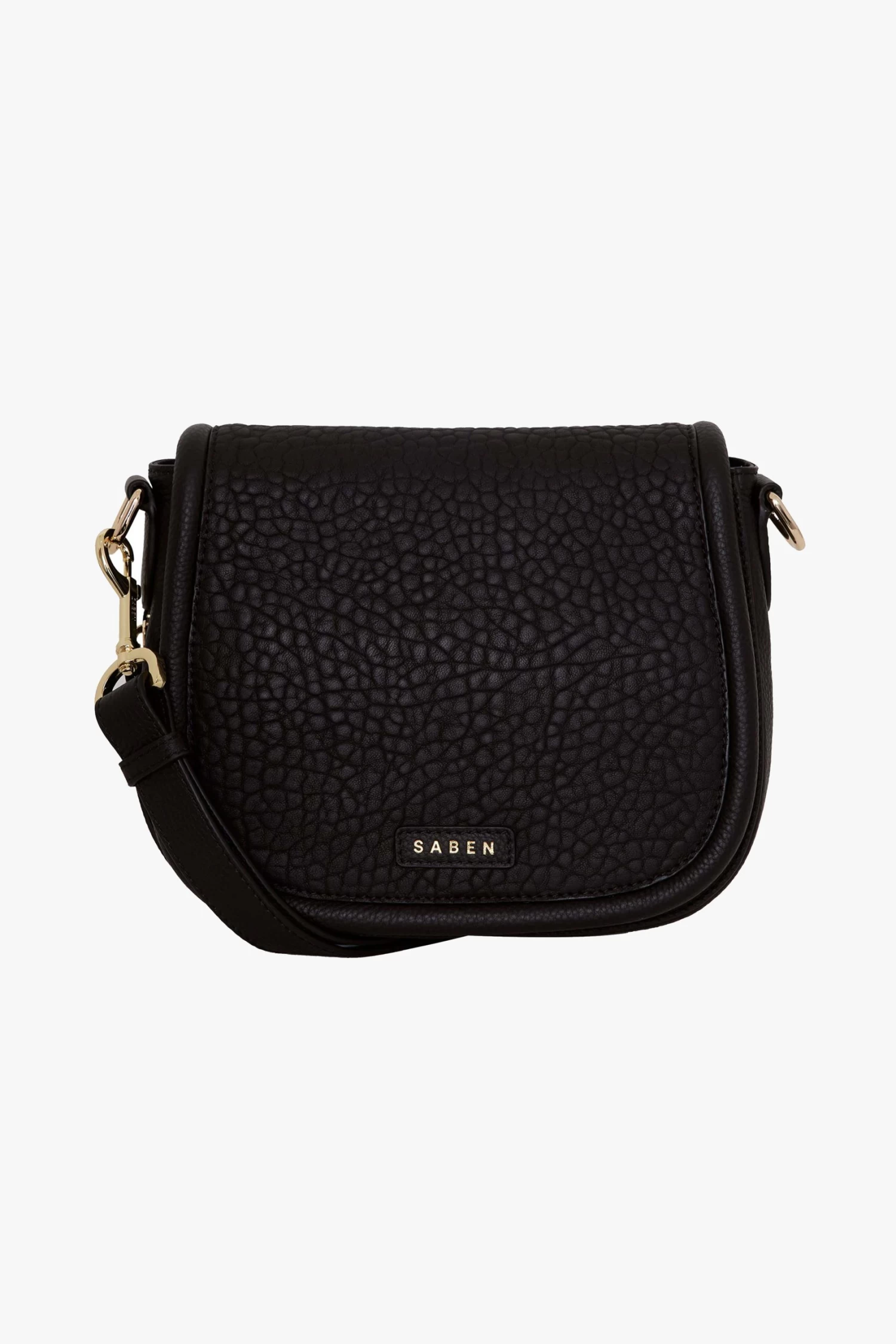 Sadie Black Bubble Saddle Shoulder Bag 3 Sadie Black Bubble Saddle Shoulder Bag
