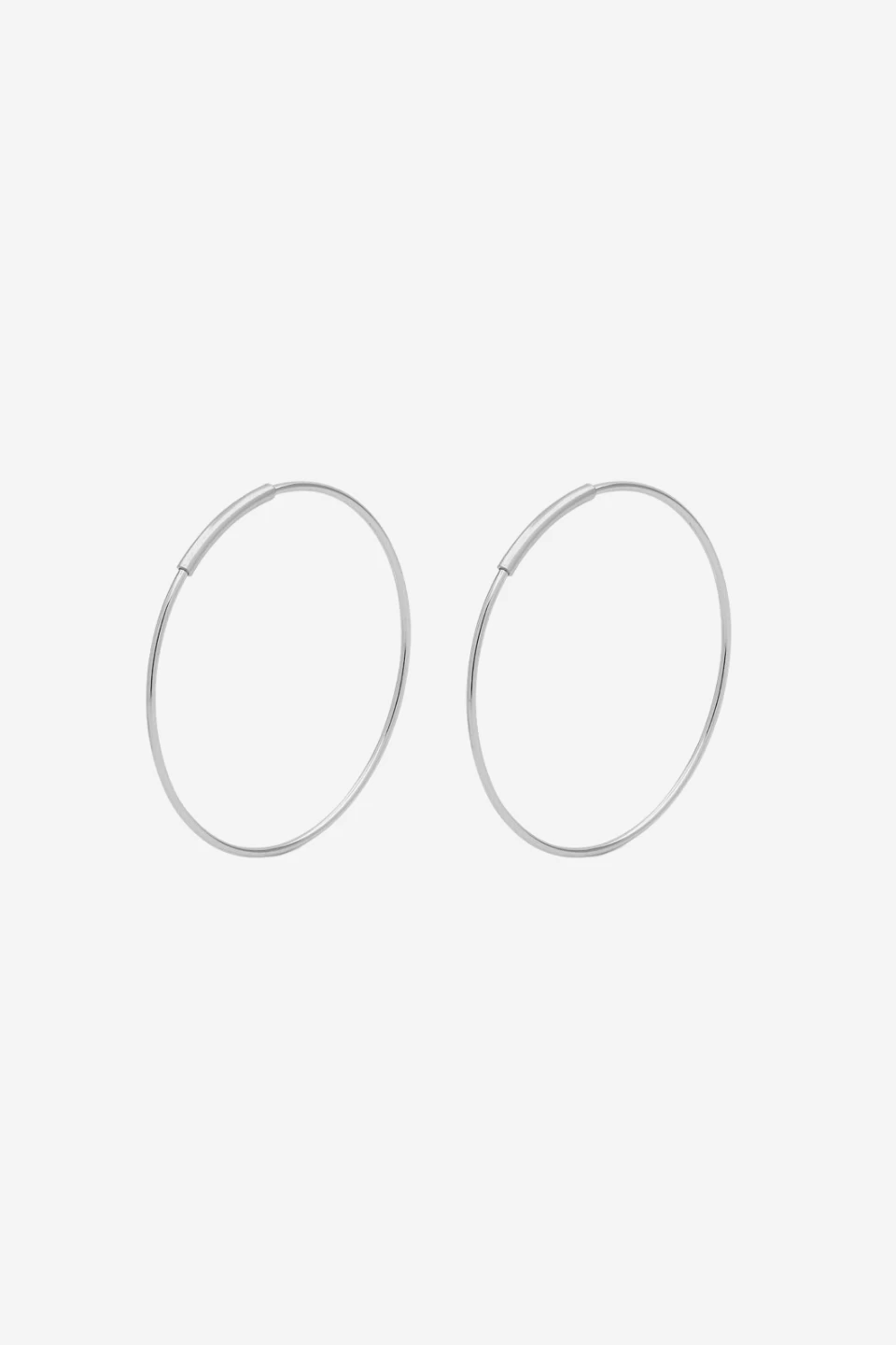 Pilgrim Raquel 25mm Silver Hoop Earring EOL 3 Pilgrim Raquel 25mm Silver Hoop Earring EOL