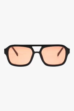 Runway Black Rose Aviator Sunglasses