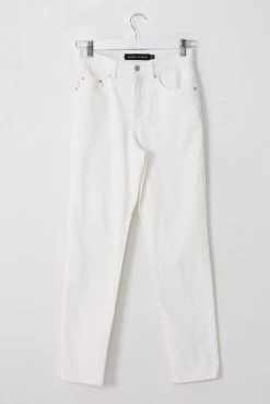Stella Antique White Slim Leg Denim Jean -Fashion Clothing Store SS20AB024 3