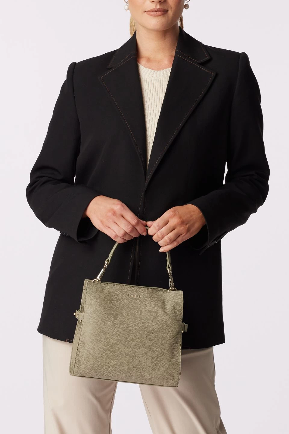 Bea Crossbody Gotham Grey Leather Bag 4 Bea Crossbody Gotham Grey Leather Bag - Image 2