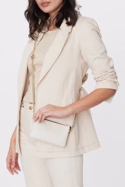 Lily Crossbody Small Alabaster Bag With Chain Strap 13 Lily Crossbody Small Alabaster Bag With Chain Strap -Fashion Clothing Store Saben Lily Alabaster model web 1 5000x 1