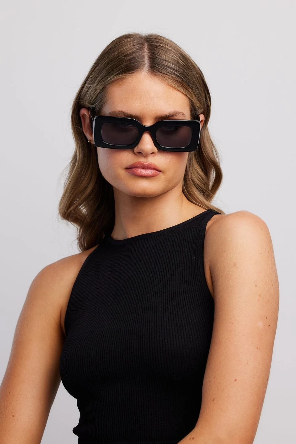 Twiggy Black Eco Square Sunglasses 4 Twiggy Black Eco Square Sunglasses - Image 2