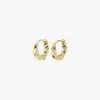 Pilgrim Taffy Recycled Small Swirl Hoop Earrings Gold 2 Pilgrim Taffy Recycled Small Swirl Hoop Earrings Gold -Fashion Clothing Store Taffygoldearrings