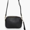 The All Times Black Leather Cross Body Gunmetal Hardware Bag 2 The All Times Black Leather Cross Body Gunmetal Hardware Bag -Fashion Clothing Store TheAllTimesBlackCrossBodyBagGunmetalHardware 1
