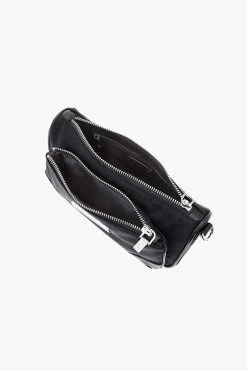 The Hunter Silver Hardware Black Nylon Bag 8 The Hunter Silver Hardware Black Nylon Bag -Fashion Clothing Store TheHunterSilverHardwareBlackNylonBag