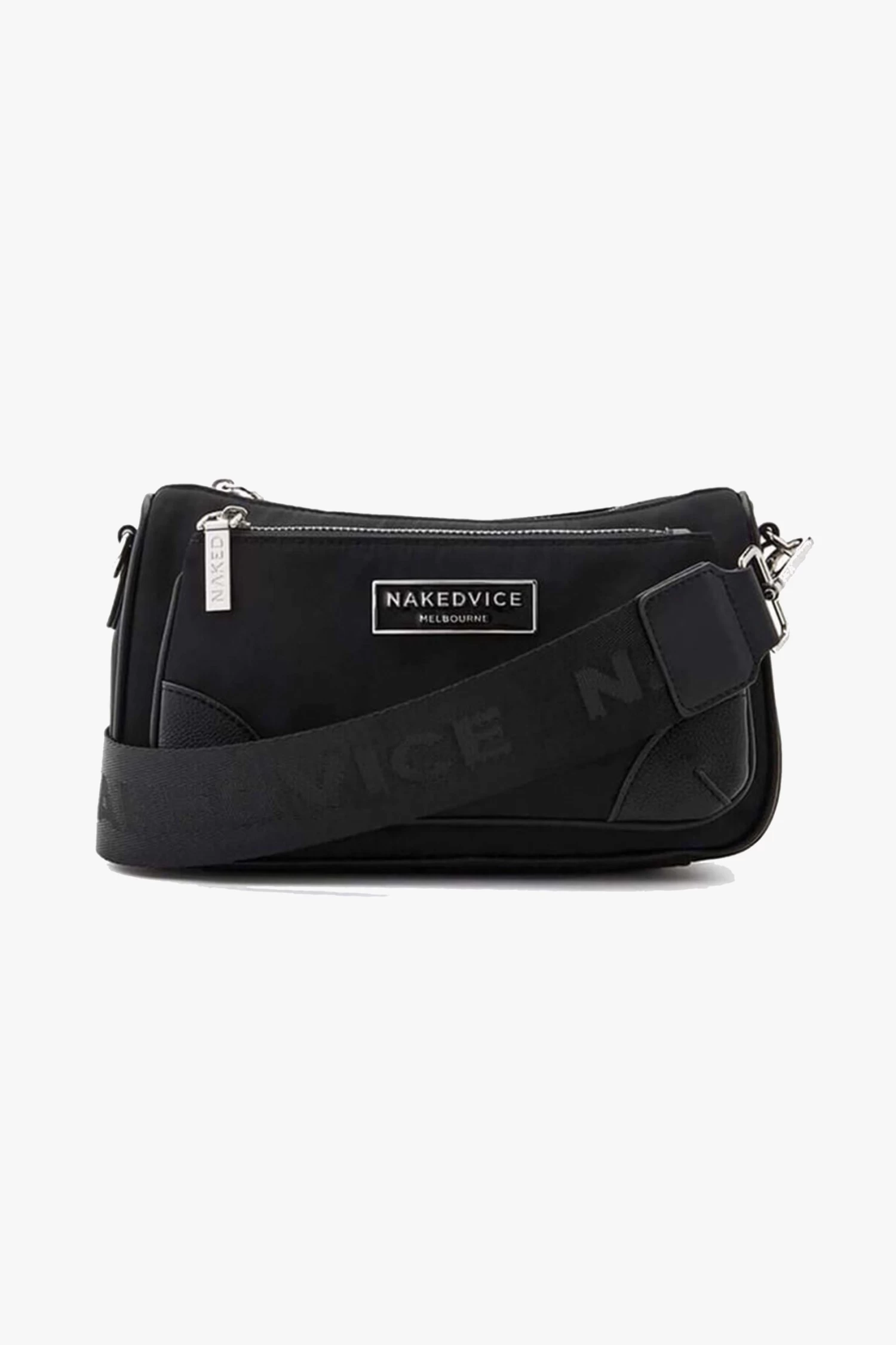 The Hunter Silver Hardware Black Nylon Bag 3 The Hunter Silver Hardware Black Nylon Bag
