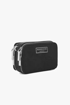 The Lexie Silver Hardware Black Nylon Bag 8 The Lexie Silver Hardware Black Nylon Bag -Fashion Clothing Store TheLexieSilverHardwareBlackNylonBag3