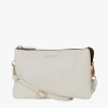 Tilly Multi Pocket White Leather Crossbody Clutch 1 Tilly Multi Pocket White Leather Crossbody Clutch -Fashion Clothing Store TillyMultiPocketWhiteLeatherCrossbodyClutch