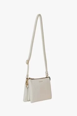 Tilly Multi Pocket White Leather Crossbody Clutch 10 Tilly Multi Pocket White Leather Crossbody Clutch -Fashion Clothing Store TillyMultiPocketWhiteLeatherCrossbodyClutch2