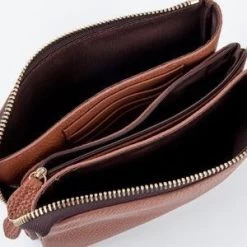 Tilly's Big Sis Multi Pocket Tan Leather Large Clutch 9 Tilly's Big Sis Multi Pocket Tan Leather Large Clutch -Fashion Clothing Store UNADJUSTEDNONRAW mini 4b