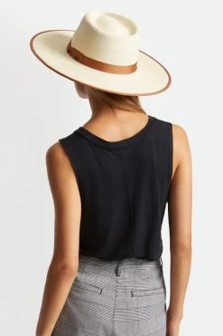 Brixton Jo Straw Rancher Natural Fedora Hat -Fashion Clothing Store UNADJUSTEDNONRAW thumb b0