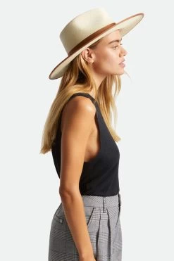Brixton Jo Straw Rancher Natural Fedora Hat -Fashion Clothing Store UNADJUSTEDNONRAW thumb b2