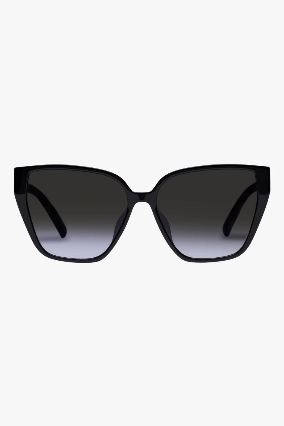 Le Specs Fash-Hun Alt Fit Shiny Black Grad Lens Sunglasses 3 Le Specs Fash-Hun Alt Fit Shiny Black Grad Lens Sunglasses