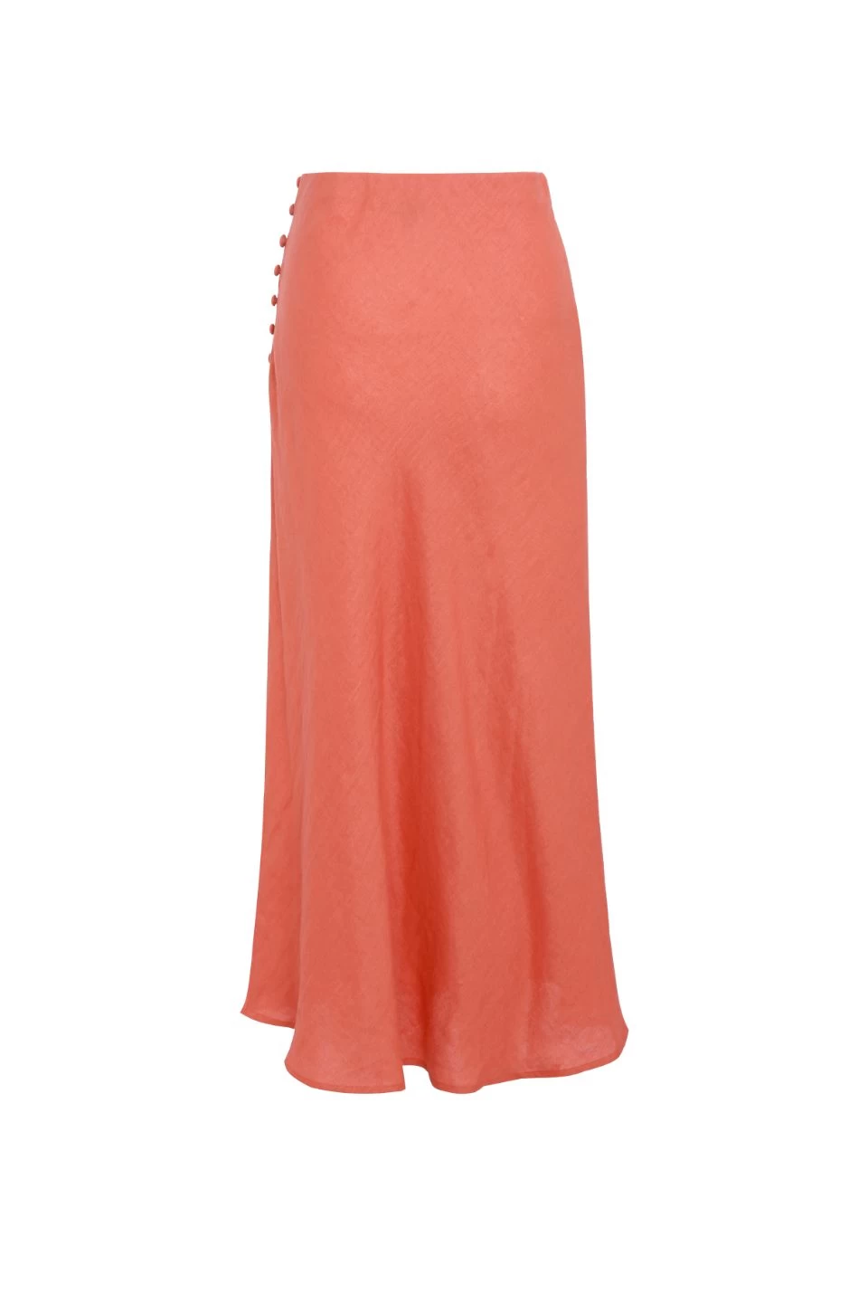 Utopia Rust Linen Bias Cut Midi Skirt 10 Utopia Rust Linen Bias Cut Midi Skirt - Image 8