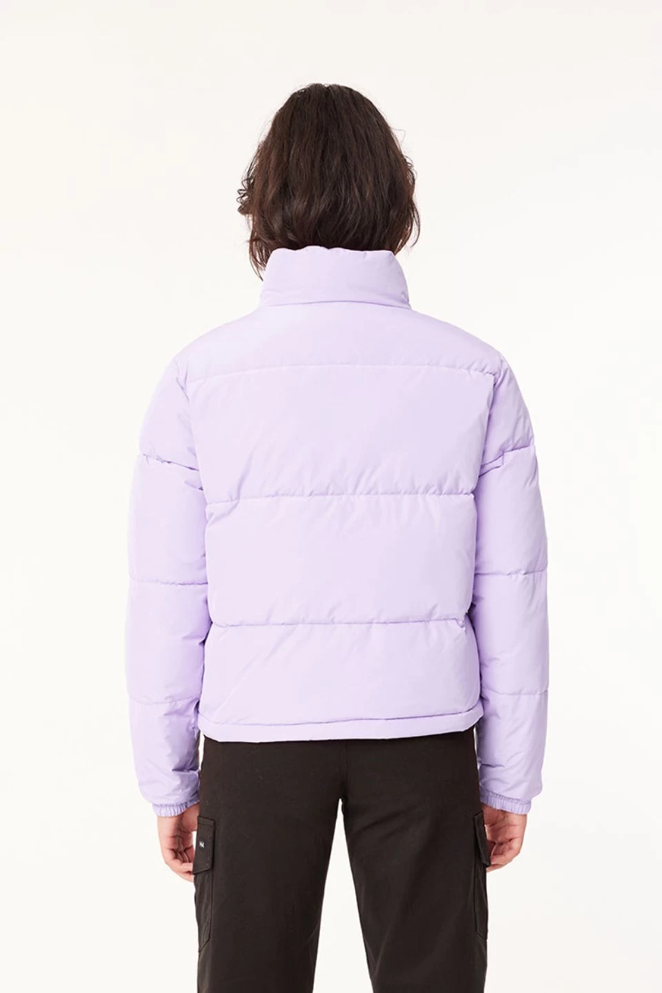 Womans Lilac Track Puffer Jacket 8 Womans Lilac Track Puffer Jacket - Image 6
