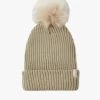 Brixton Alison Beige Beanie With Pompom