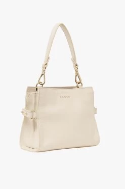 Birdie White Mini Top Handle Square Crossbody Bag -Fashion Clothing Store birdiebagwhitemini