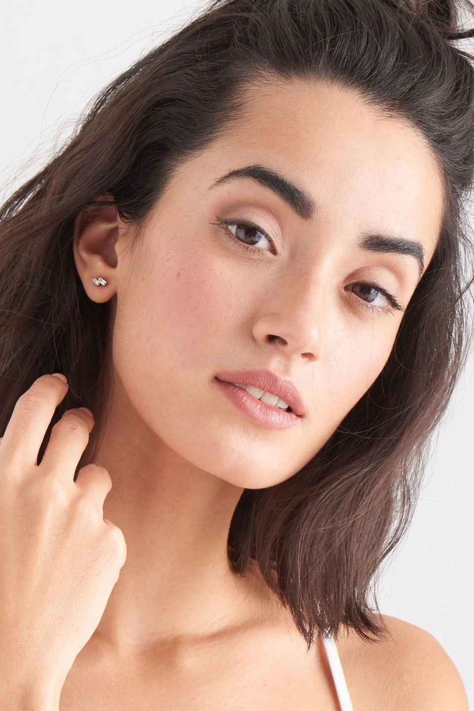 Ania Haie Glow Getter 7mm Silver Stud Earrings 4 Ania Haie Glow Getter 7mm Silver Stud Earrings - Image 2