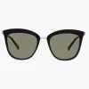 Le Specs Caliente Black Gold Arms Khaki Lens Sunglasses -Fashion Clothing Store caletineblack