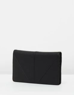 Triple Threat Black Foldover Wallet