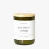 Jade Coconut + Amber 255g 60hr Candle In Green Recycled Bottle EOL 2 Jade Coconut + Amber 255g 60hr Candle In Green Recycled Bottle EOL -Fashion Clothing Store coconutandambercandle